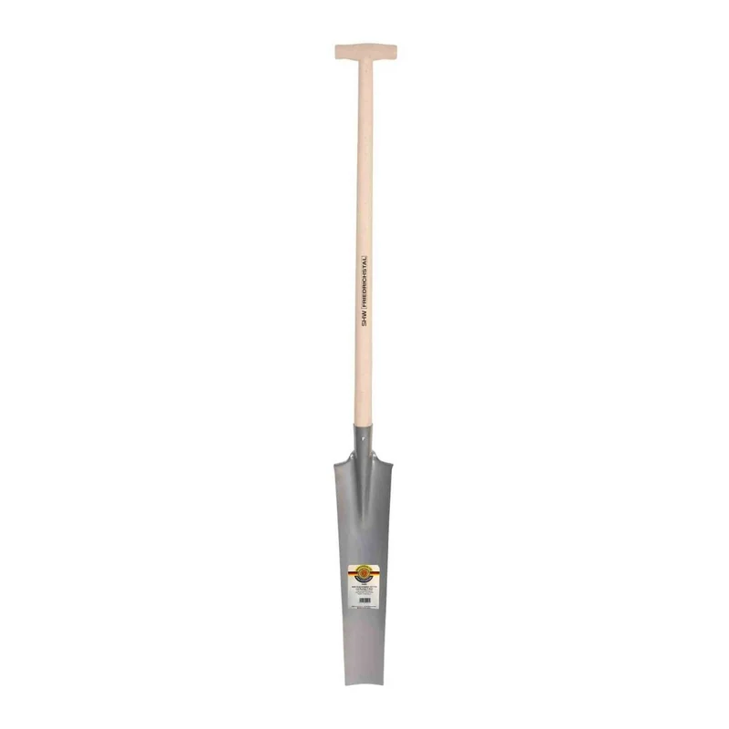 SHW Drainierspaten mit Tritt und Buchenstiel 90 cm