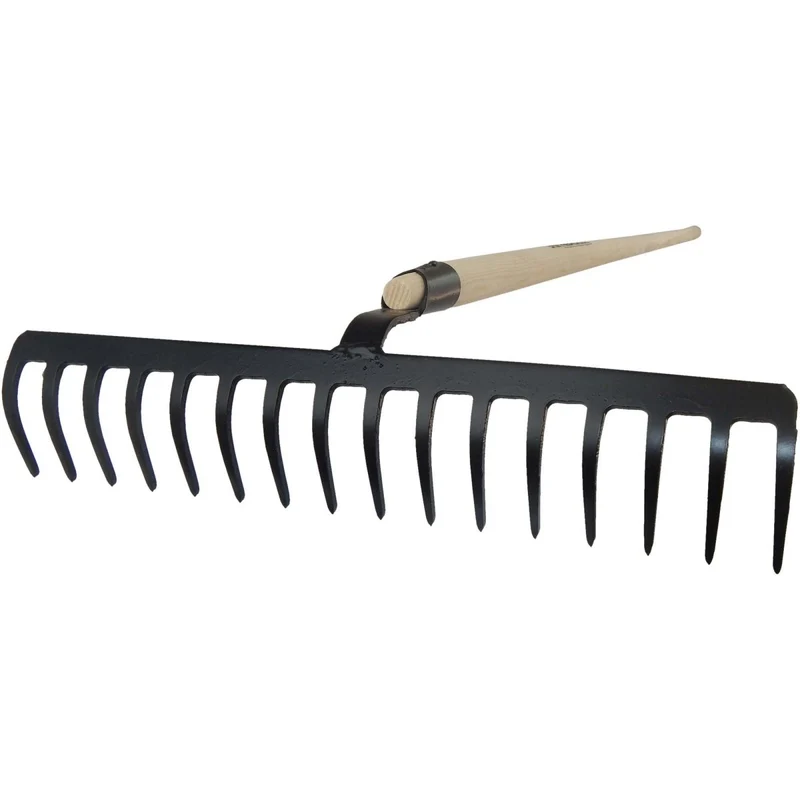 SHW Rechen mit 150 cm Eschenstiel, 14 oder 16 Zinken