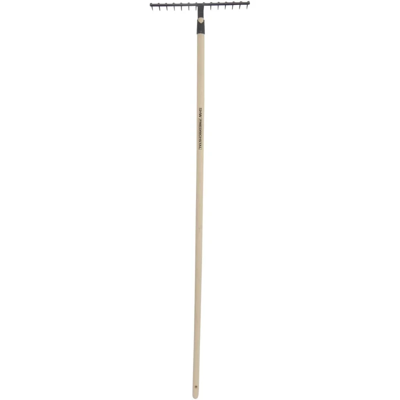 SHW Rechen mit 150 cm Eschenstiel, 14 oder 16 Zinken