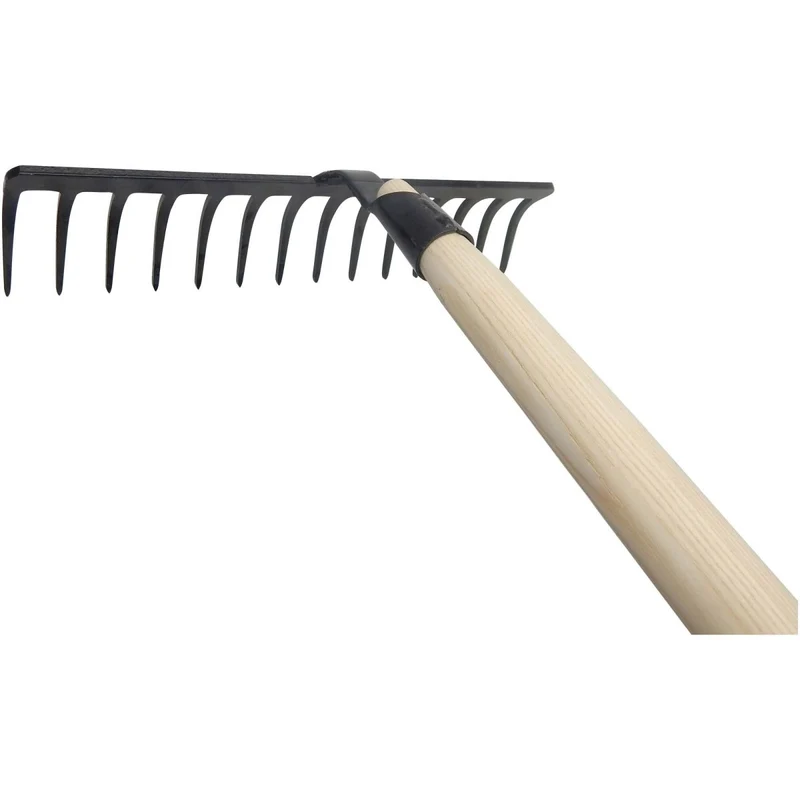 SHW Rechen mit 150 cm Eschenstiel, 14 oder 16 Zinken