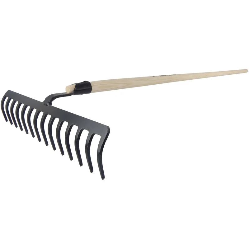 SHW Rechen mit 150 cm Eschenstiel, 14 oder 16 Zinken