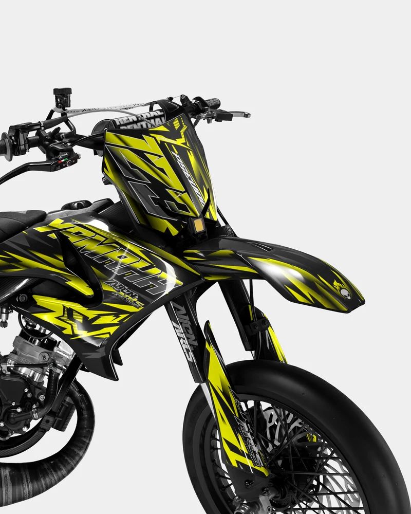 VITRA - Kit deco YAMAHA DT 50cc - Jaune