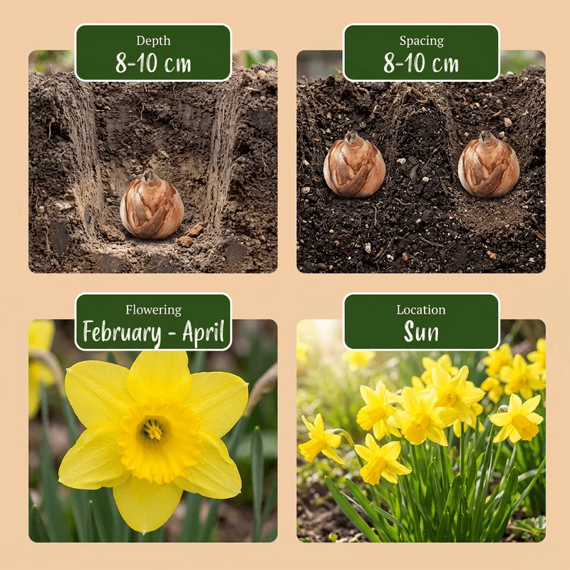 Narzisse February Gold – Narcissus cyclamineus online kaufen | 15 bis 120 Blumenzwiebeln, sehr früh & verwildernd – Wurzelwerk Design