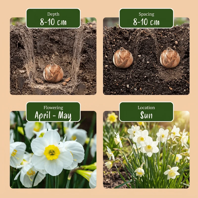 Reifrock-Narzisse Weiß – Narcissus bulbocodium online kaufen | 20 bis 160 Blumenzwiebeln, zierlich & ungewöhnlich – Wurzelwerk Design