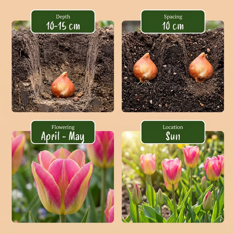 Tulpe Striped Crown – Tulipa online kaufen | 12 bis 96 Blumenzwiebeln, gestreift & auffällig – Wurzelwerk Design