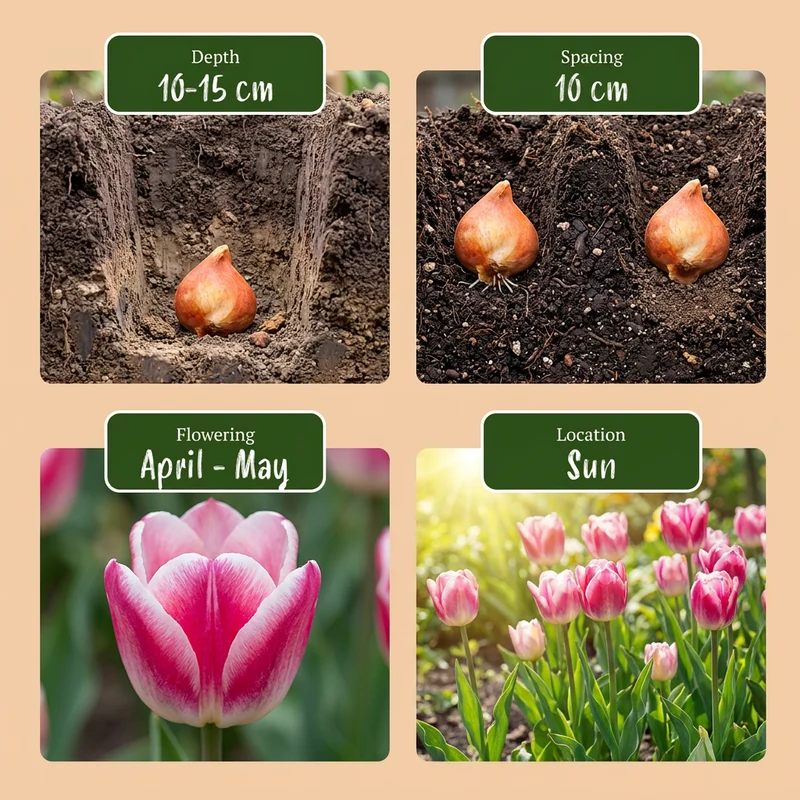 Tulpe Mata Hari – Tulipa online kaufen | 12 bis 96 Blumenzwiebeln, Rosa-Weiß & auffällig – Wurzelwerk Design