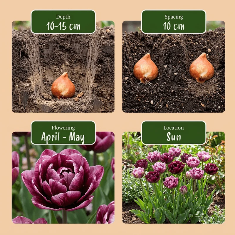 Tulpen-Mischung Sweet Desire – Tulipa online kaufen | 12 bis 96 Blumenzwiebeln in warmen Rosatönen – Wurzelwerk Design