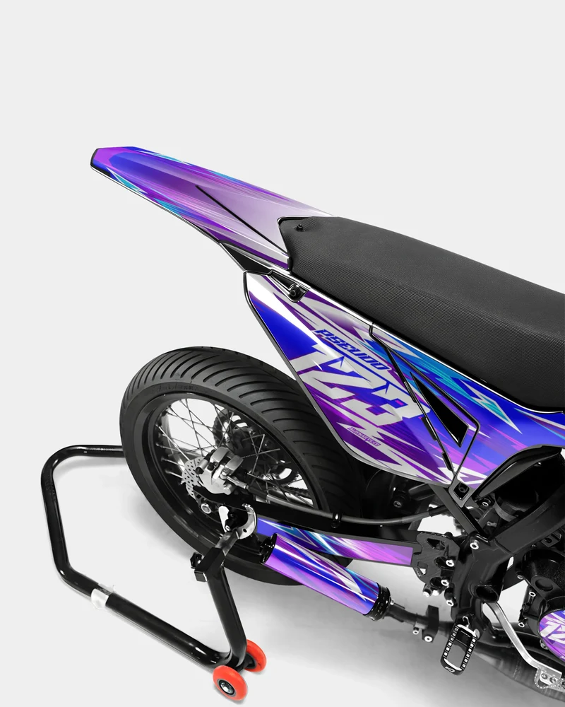 AUROPE - Kit deco SHERCO 50cc - Violet Bleu