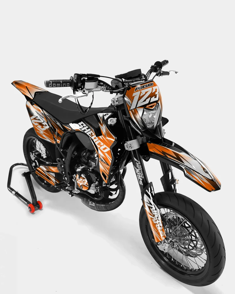 AUROPE - Kit deco SHERCO 50cc - Orange