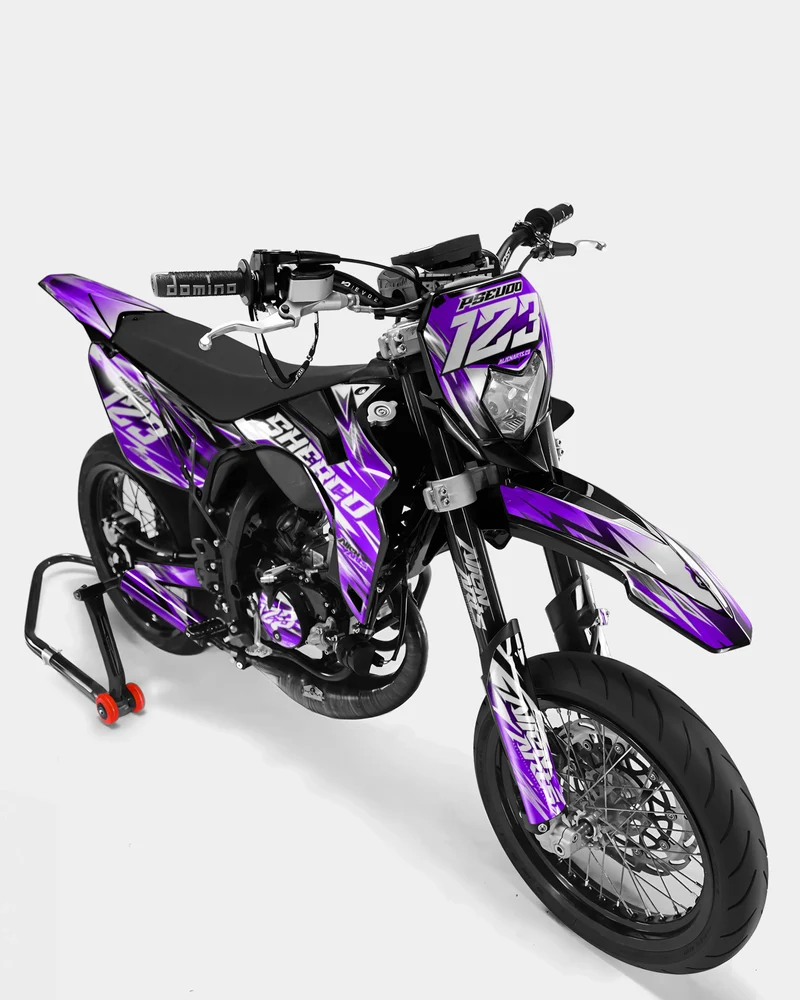 AUROPE - Kit deco SHERCO 50cc - Violet