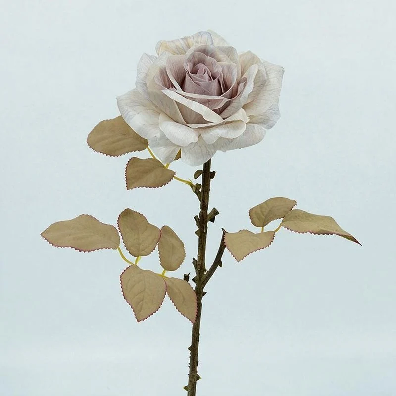 Künstliche Rosen, Seidenblumen Bouquet mit 1 Blüte, 3 Stiele pro Pack, 49 cm hoch, für Hochzeiten & Dekoration
