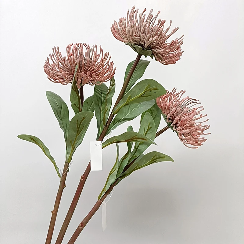 Künstliche Chrysantheme, Einzelstiel, 58 cm, PE/PVC, für Innendekoration, Hotel und Gewerbe