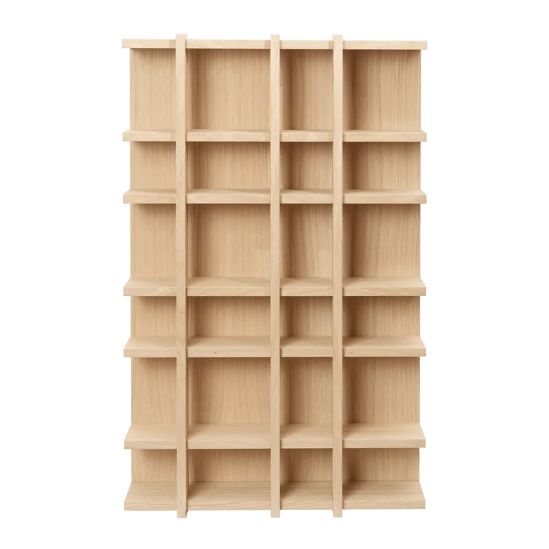 Tilem Wandregal Eiche mit Fächern - ferm LIVING