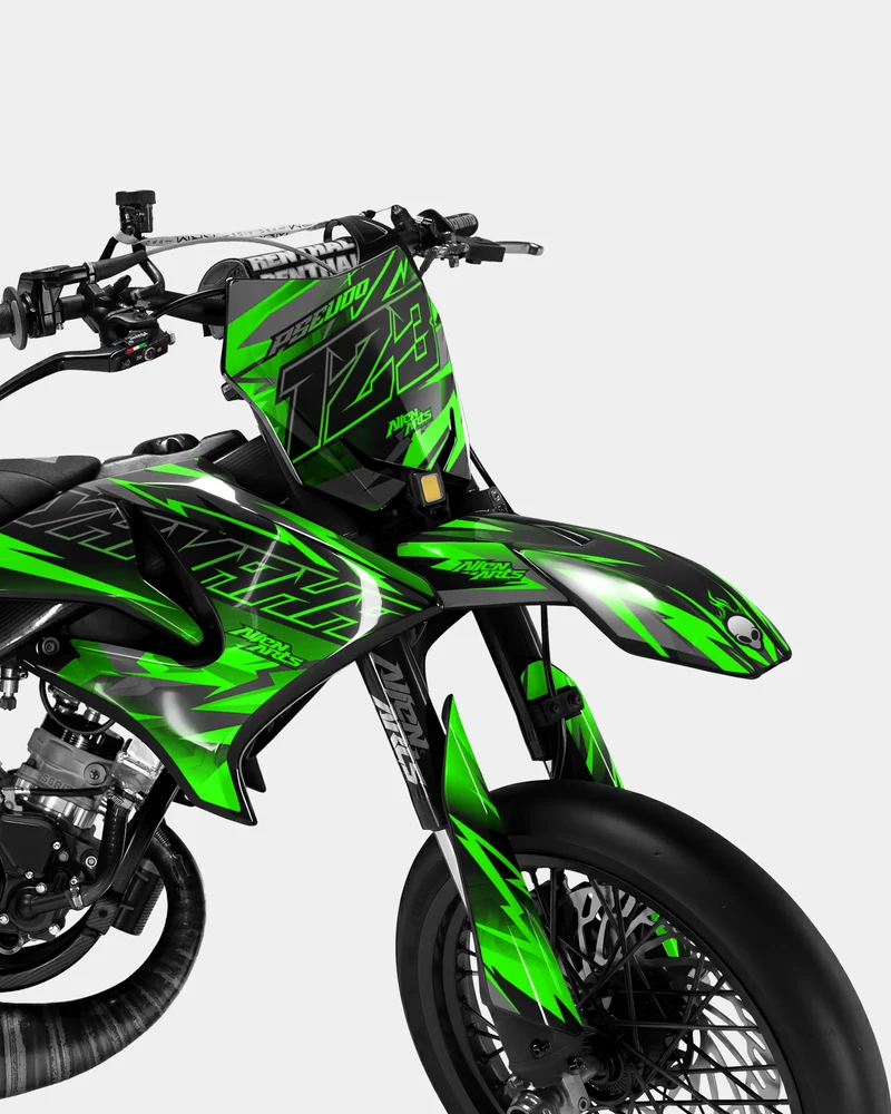 ZÉPHYR - Kit deco YAMAHA DT 50cc - Vert