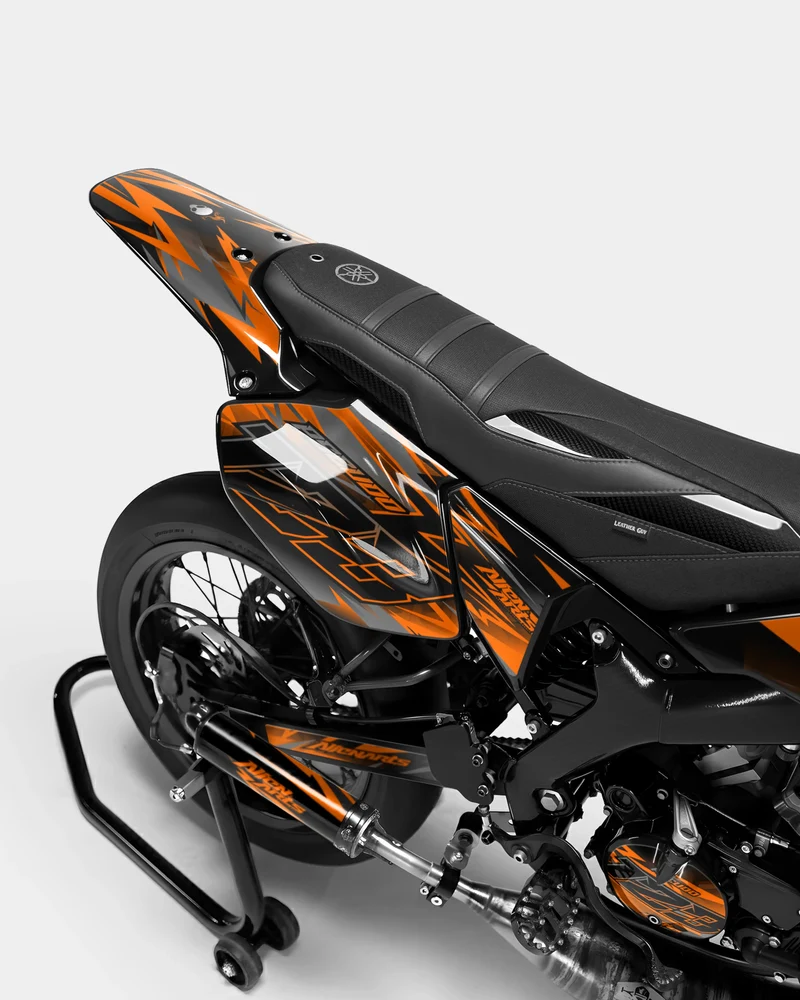 ZÉPHYR - Kit deco YAMAHA DT 50cc - Orange