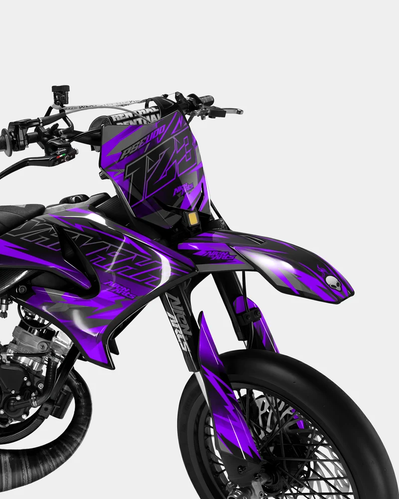 ZÉPHYR - Kit deco YAMAHA DT 50cc - Violet