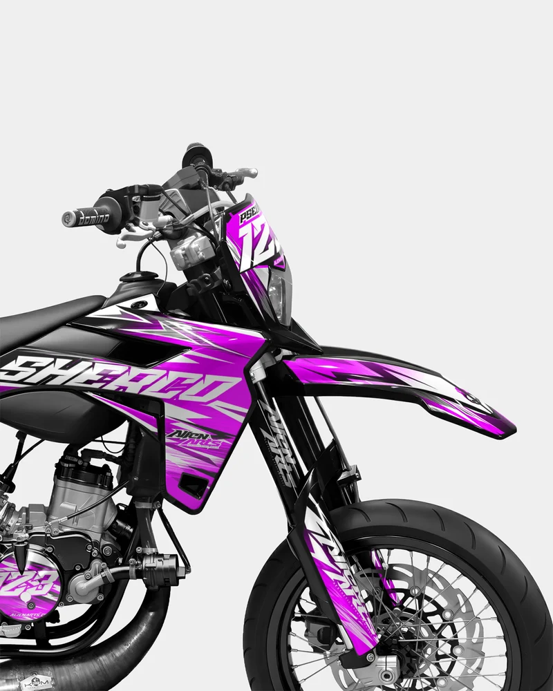 AUROPE - Kit deco SHERCO 50cc - Rose