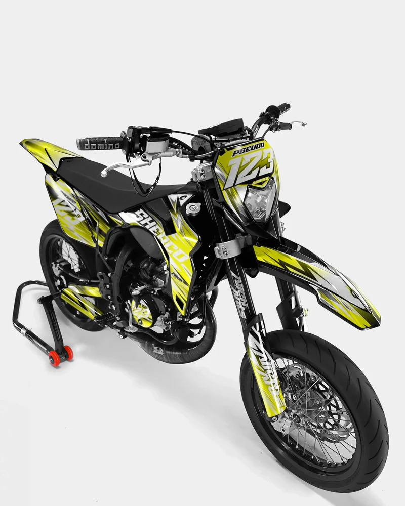 AUROPE - Kit deco SHERCO 50cc - Jaune