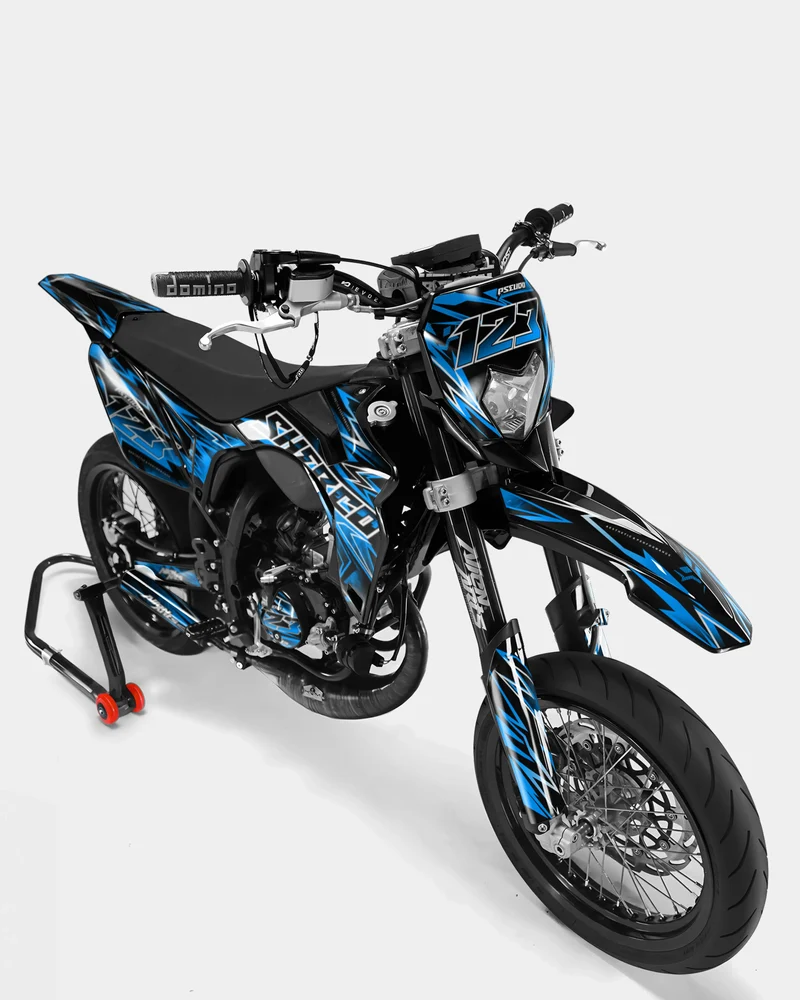 BRUME - Kit deco SHERCO 50cc - Bleu