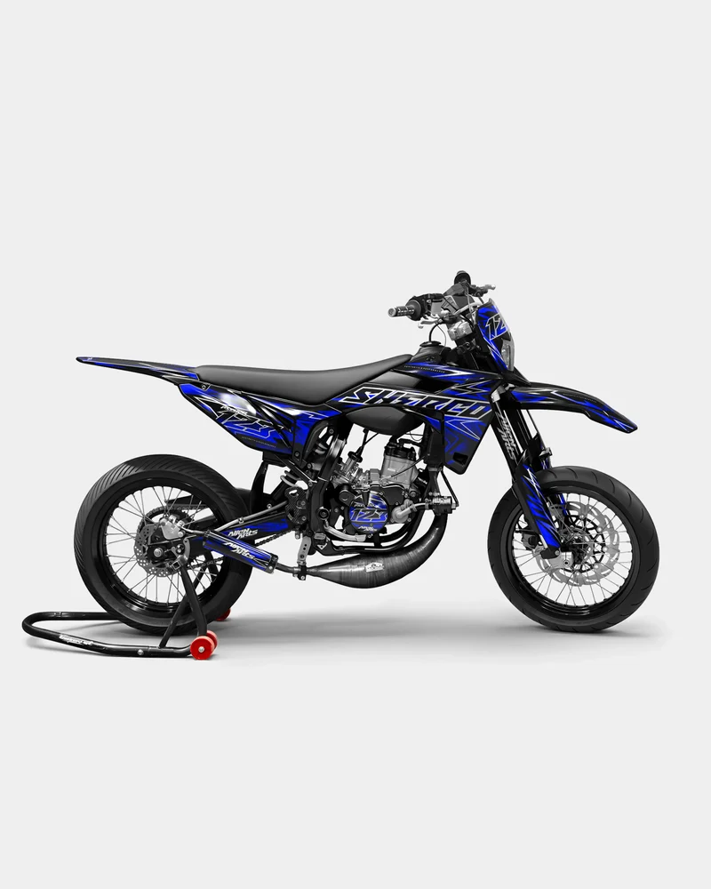 BRUME - Kit deco SHERCO 50cc - Bleu foncé