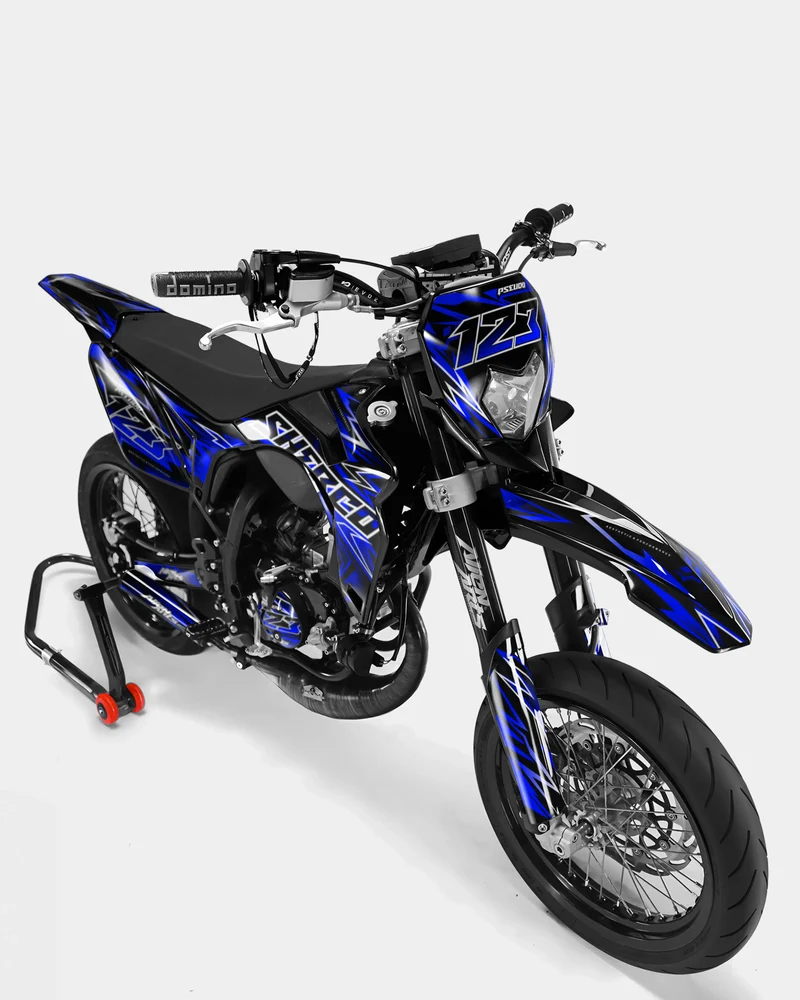 BRUME - Kit deco SHERCO 50cc - Bleu foncé