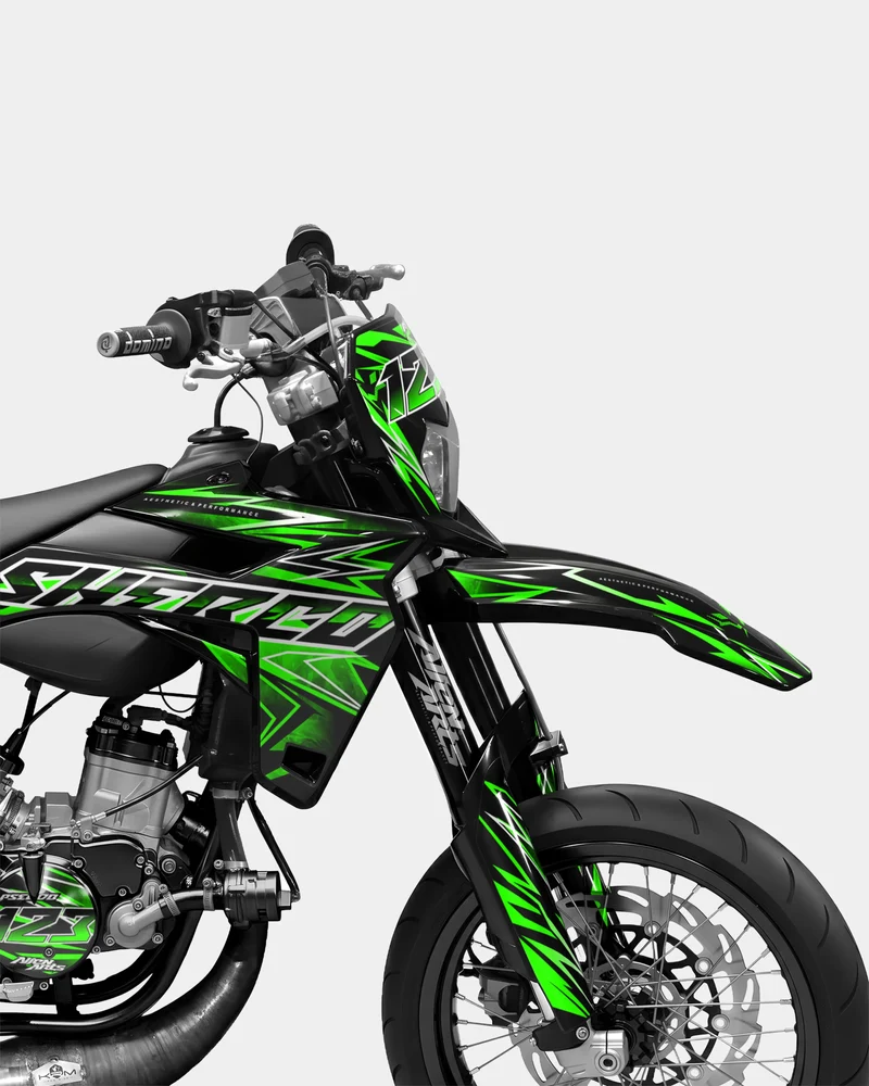 BRUME - Kit deco SHERCO 50cc - Vert