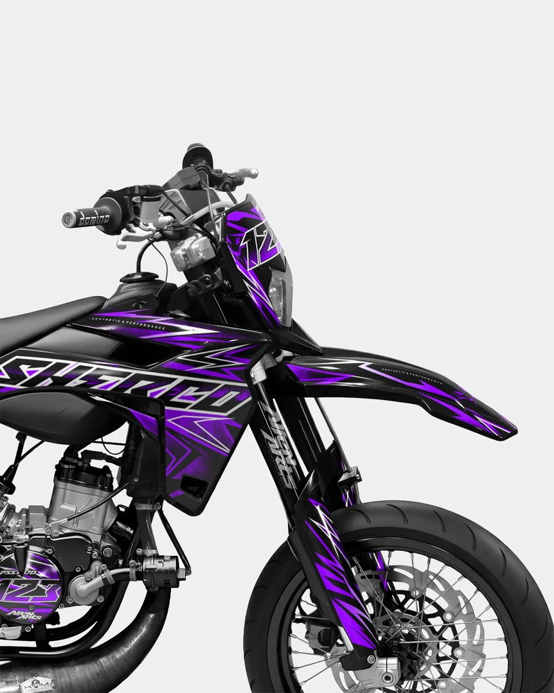 BRUME - Kit deco SHERCO 50cc - Violet
