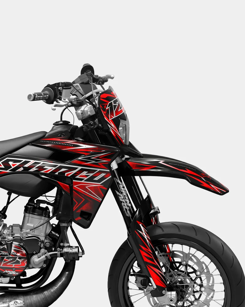 BRUME - Kit deco SHERCO 50cc - Rouge