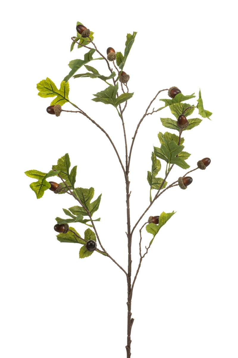 Eiche künstlich 100 cm - 1 Zweig - Grün
