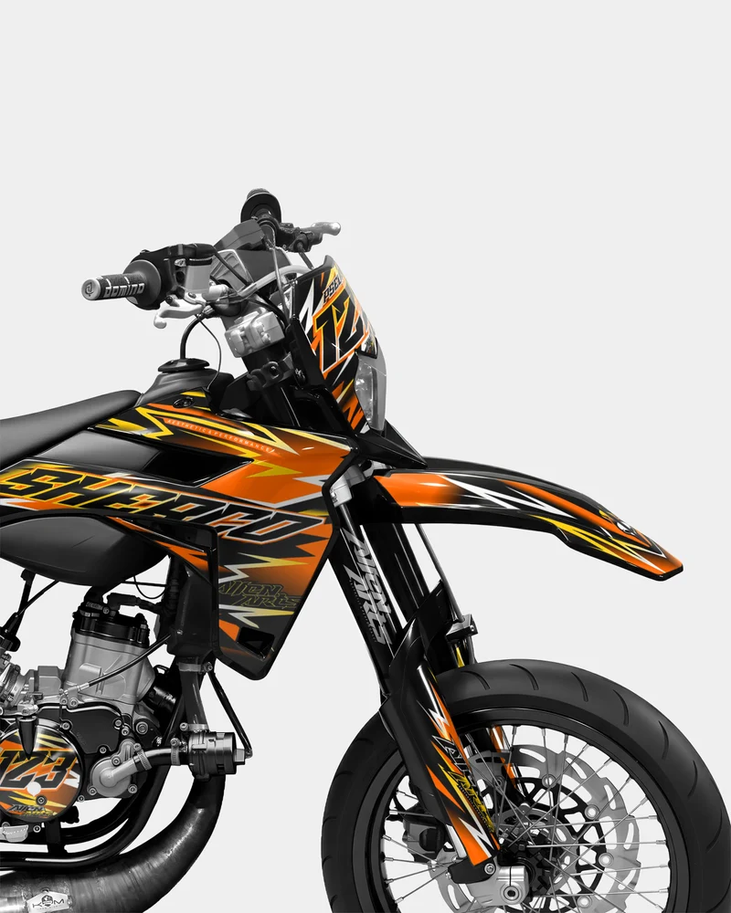 ECLAT - Kit deco SHERCO 50cc - Orange