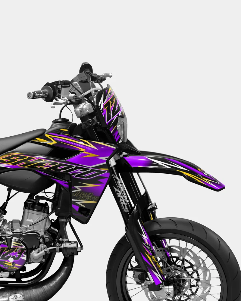 ECLAT - Kit deco SHERCO 50cc - Violet