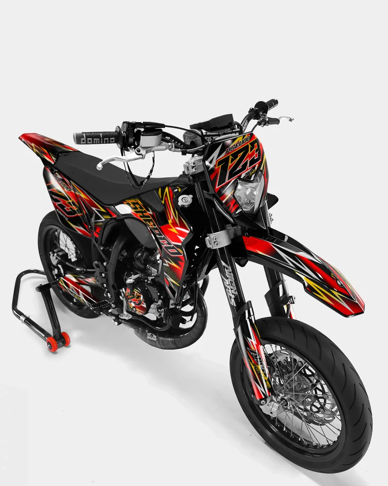 ECLAT - Kit deco SHERCO 50cc - Rouge