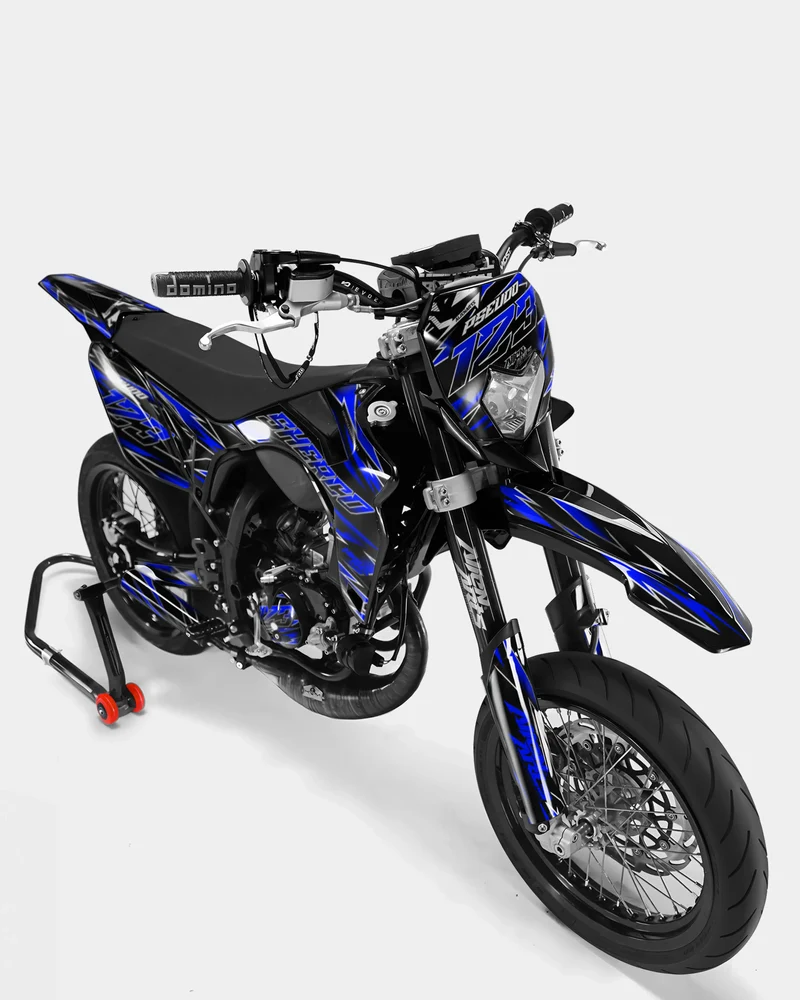 ELARA - Kit deco SHERCO 50cc - Bleu foncé