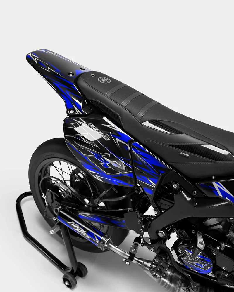 PIQUE - Kit deco YAMAHA DT 50cc - Bleu foncé
