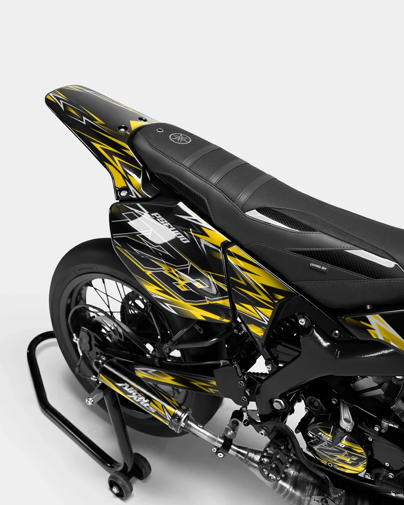 PIQUE - Kit deco YAMAHA DT 50cc - Jaune foncé
