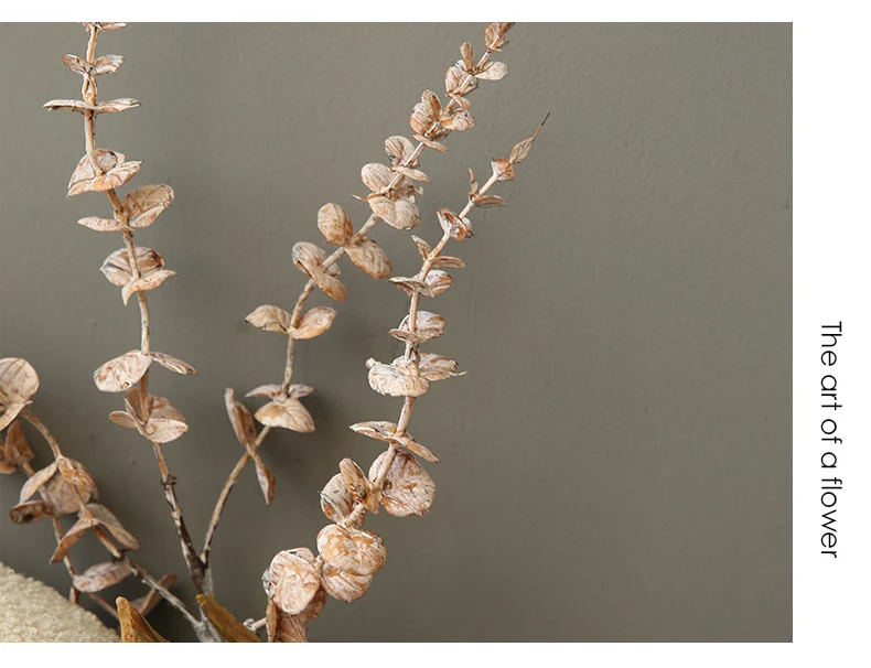 Künstliche Epipremnum aureum Vintage Herbstfarbe, Einzelstiel, 75 cm, aus Kunststoff für Innenraum-Deko