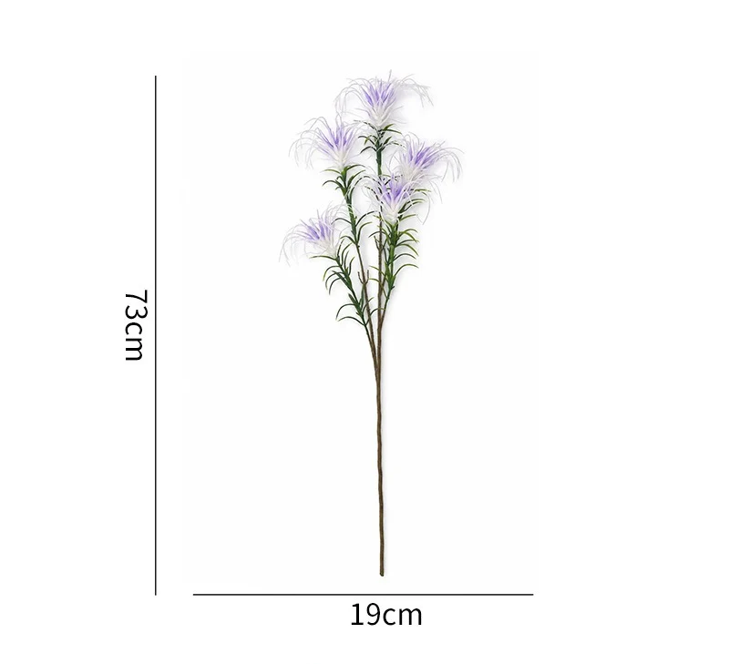 Künstliche Ziergräser, 73 cm, PE-Material, perfekt für Hochzeiten, Büros und Geschäftsdekoration
