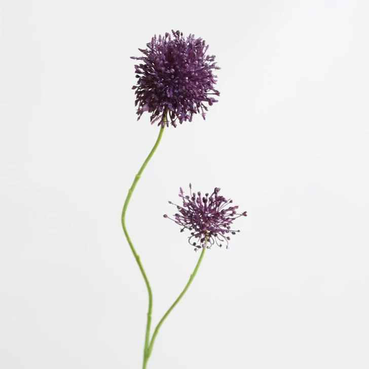 75 cm künstliche Zwiebelblume, 2 Blüten, Dekoration für Hochzeiten, Wohnraum, Hotels, Büros