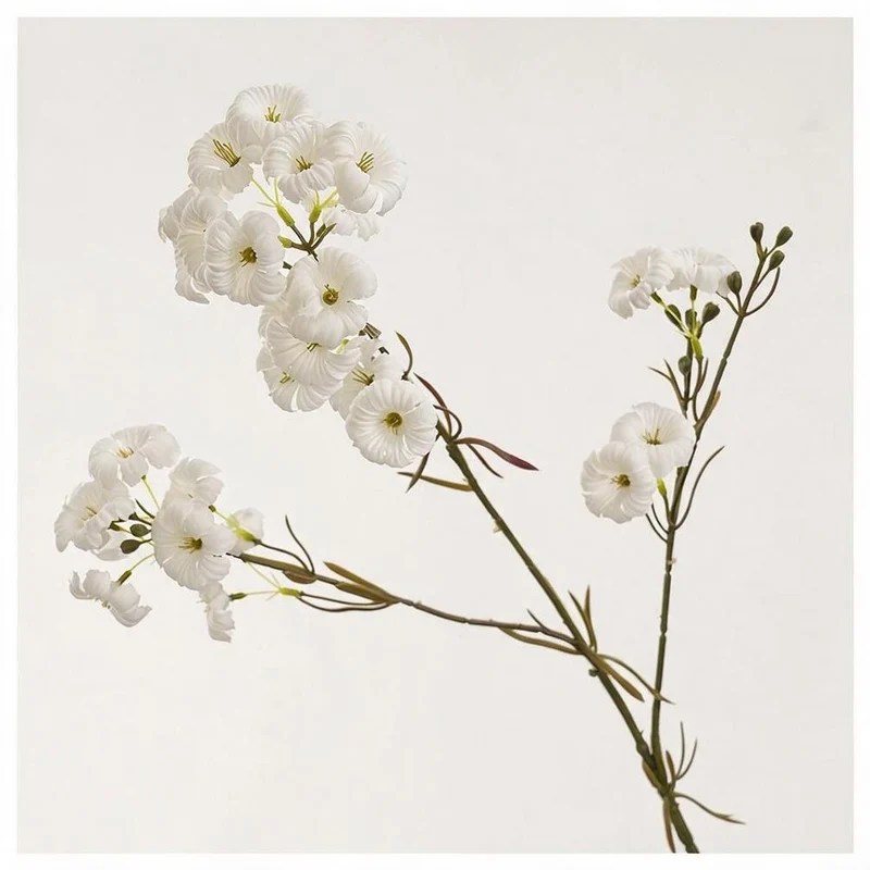 Künstliche Abendblume Persischer Trompetenblumenstrauß, 83 cm, Seide, 21 Blüten, für Hochzeit, Dekoration, Hotel, Büro, Zuhause