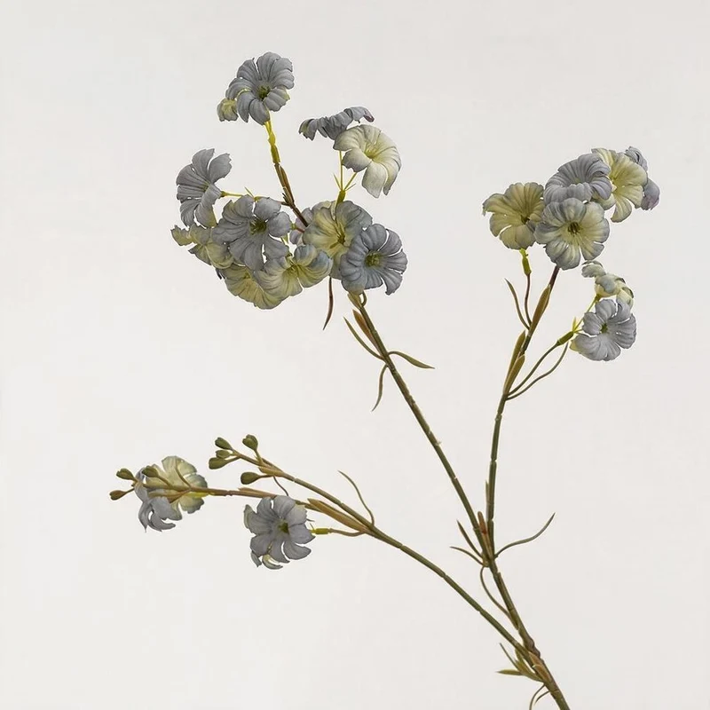 Künstliche Abendblume Persischer Trompetenblumenstrauß, 83 cm, Seide, 21 Blüten, für Hochzeit, Dekoration, Hotel, Büro, Zuhause