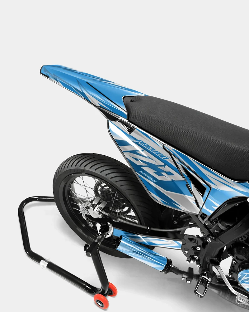 LUNIOR- Kit deco SHERCO 50cc - Bleu