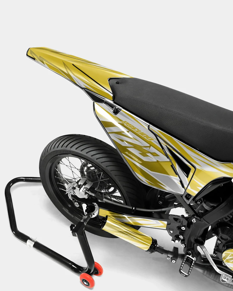 LUNIOR- Kit deco SHERCO 50cc - Jaune foncé