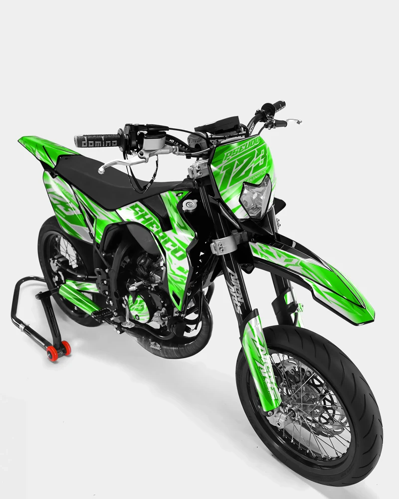 LUNIOR- Kit deco SHERCO 50cc - Vert