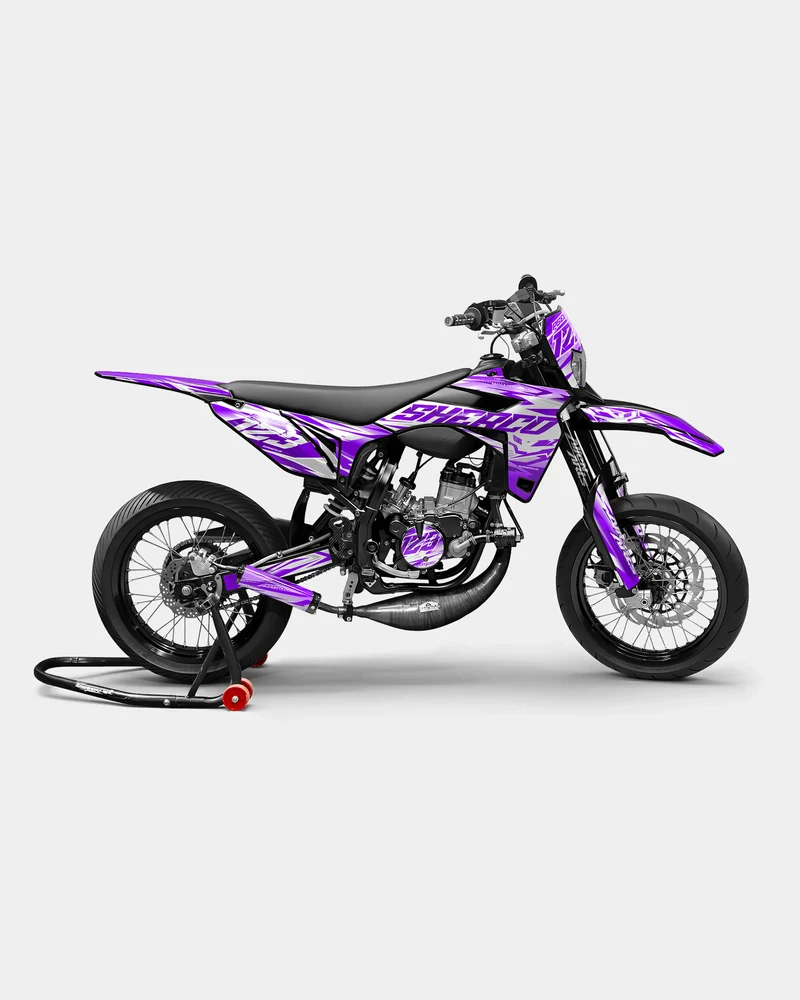 LUNIOR- Kit deco SHERCO 50cc - Violet
