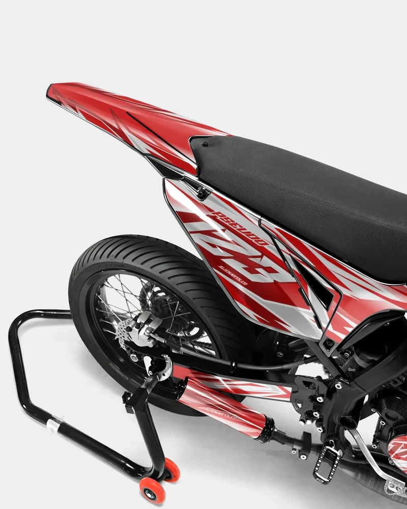 LUNIOR- Kit deco SHERCO 50cc - Rouge