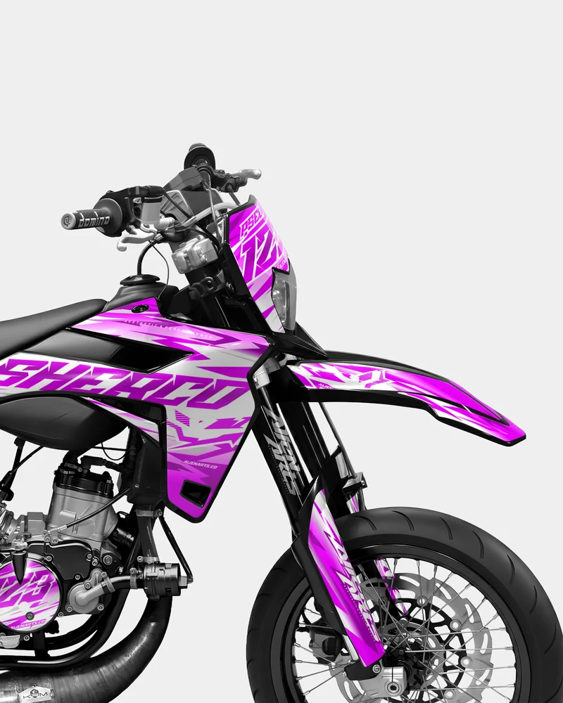LUNIOR- Kit deco SHERCO 50cc - Rose