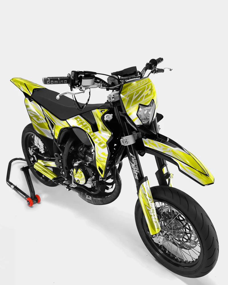 LUNIOR- Kit deco SHERCO 50cc - Jaune