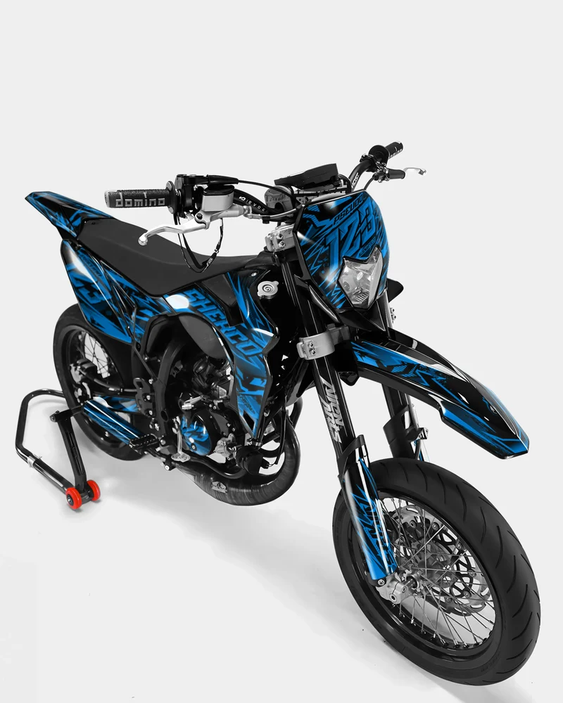 MIROIR- Kit deco SHERCO 50cc - Bleu