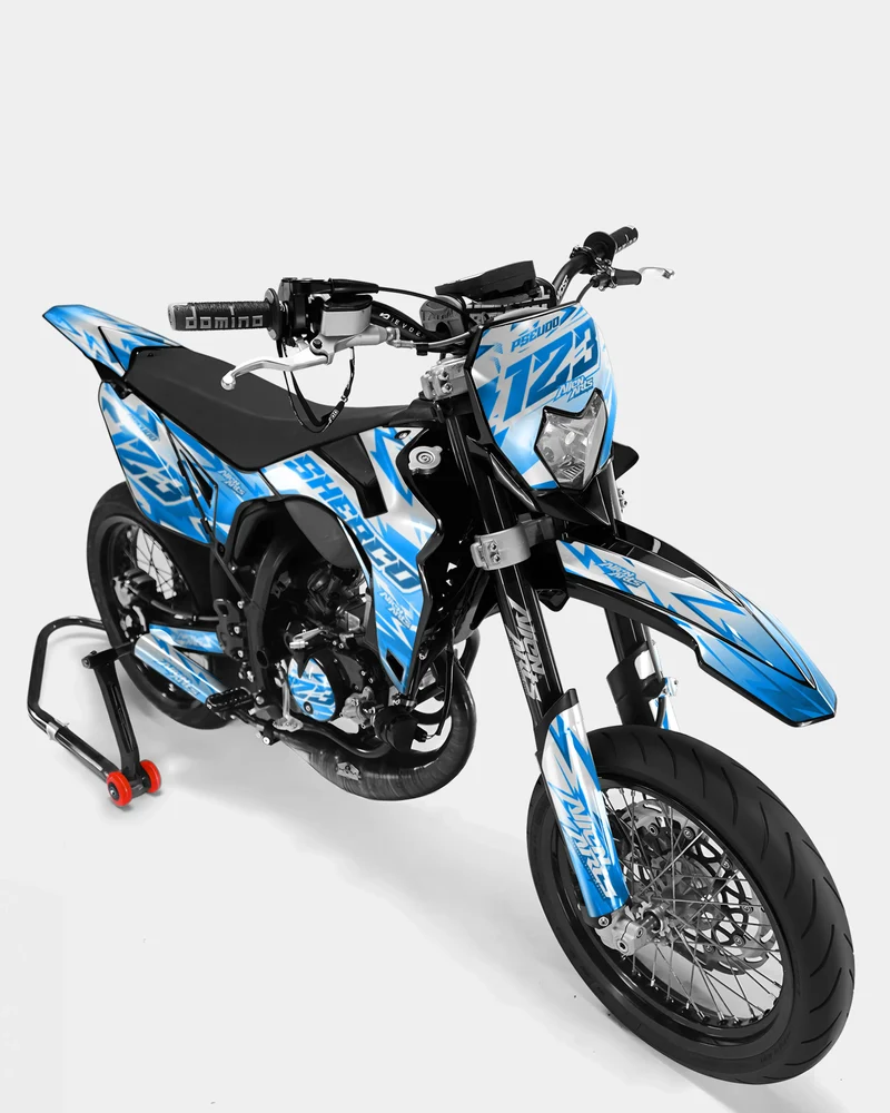 CALYPSO - Kit deco SHERCO 50cc - Bleu