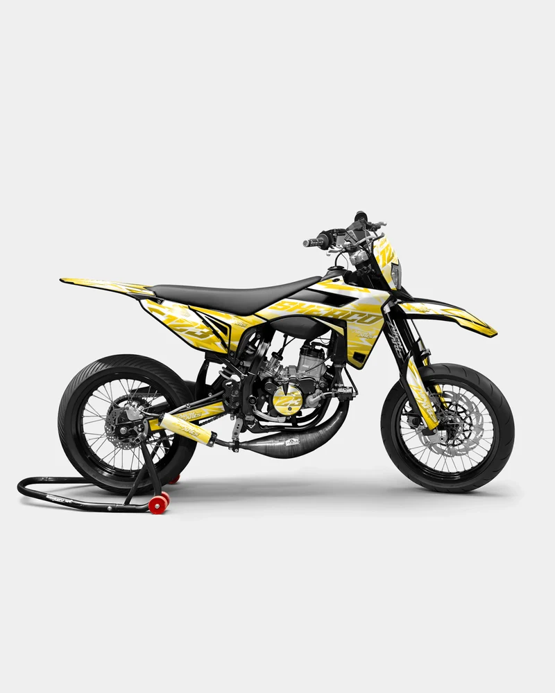 CALYPSO - Kit deco SHERCO 50cc - Jaune foncé